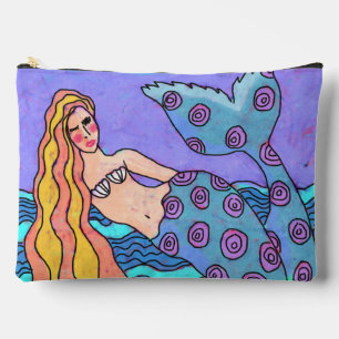 Pochette À Accessoires Funky Abstrait Mermaid Art