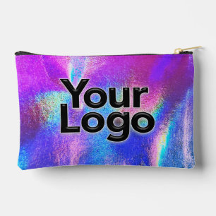 Pochette À Accessoires Galaxy Metallic Sparkly Holographe Luxe Entreprise