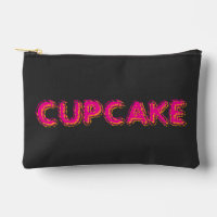 Gâteau rose noir Texte personnalisé
