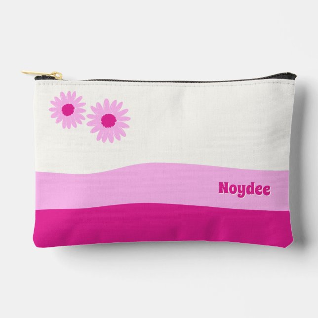 Pochette À Accessoires Girls white pink daisy simple  (Recto)
