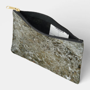 Pochette À Accessoires Glace glaciaire Texture nature Abstraite