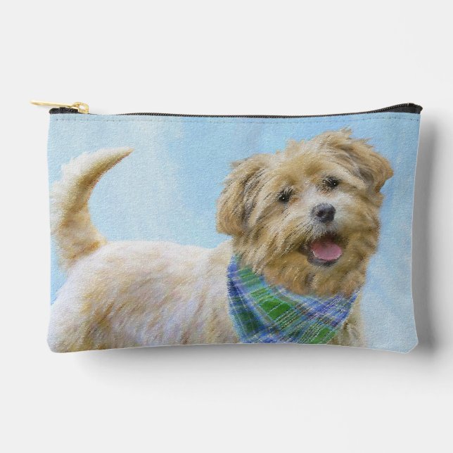 Pochette À Accessoires Glen of Imaal Terrier Peinture Original Chien Art (Recto)