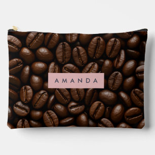 Pochette À Accessoires Grains de café torréfiés personnalisés