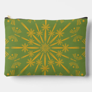 Pochette À Accessoires Grand Pouch Rétro Mandala Avocado