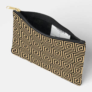 Pochette À Accessoires Grec Meander Carré Motif principal Brown