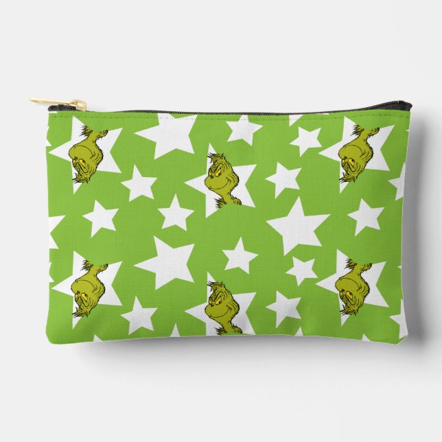 Pochette À Accessoires Grinch Peeking Star Pattern (Recto)