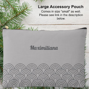 Pochette À Accessoires Gris Arches Glam Grand Accessoire Pouch