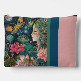 Pochette À Accessoires Gros Accessoires Enchantés En Fleurs De Lotus