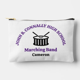 Pochette À Accessoires Groupe de marche du lycée Purple personnalisé