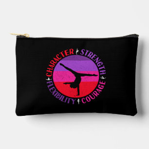 Pochette À Accessoires Gymnastique Féminine Caractère Force Courage
