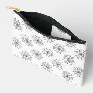 Pochette À Accessoires Halloween, Spider Web, Tricoter Ou Traiter, Boo