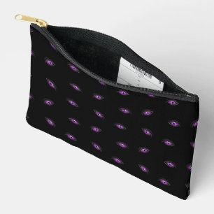 Pochette À Accessoires Halloween, Yeux Violets, Trucs Ou Traitements, Boi