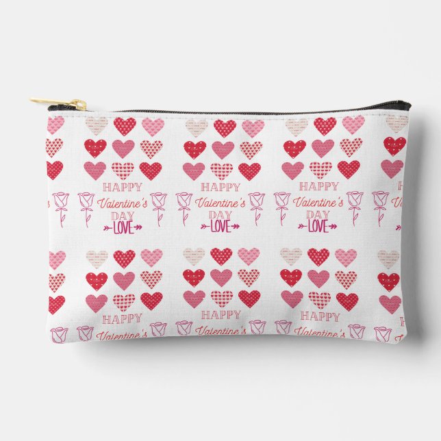 Pochette À Accessoires Happy valentine's Day my love     (Recto)