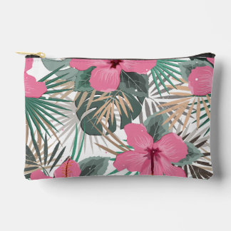 Pochette À Accessoires Hibiscus rose tropical