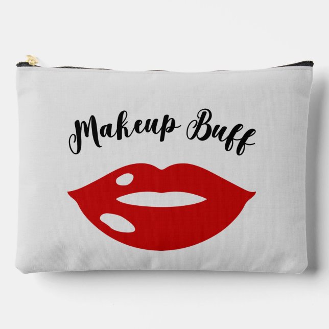 Pochette À Accessoires humour maquillage Bup mot art (Recto)