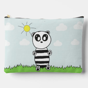 Pochette À Accessoires Illustration de Panda Mignon