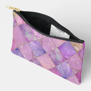 Pochette À Accessoires Impression "Purple Lover"