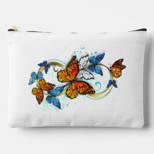 Pochette À Accessoires Infinité de papillons monarques