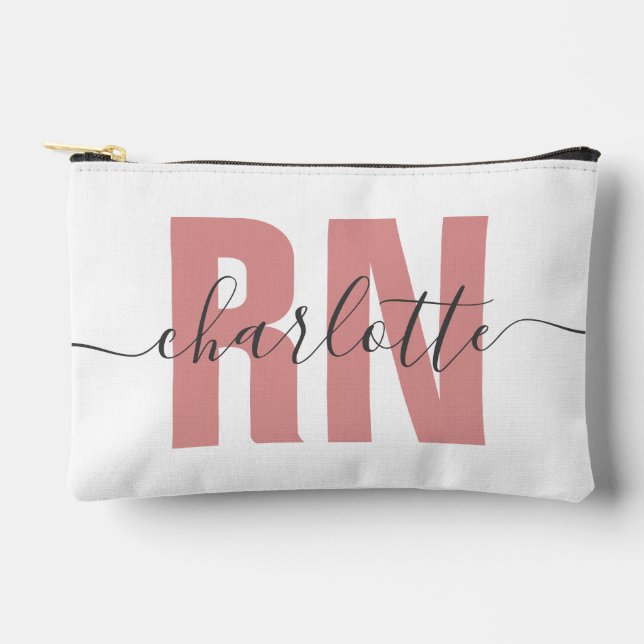 Pochette À Accessoires Infirmière inscrite à la RN personnalisée (Recto)