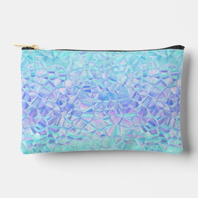 Pochette À Accessoires iridescence glacée : (Recto)