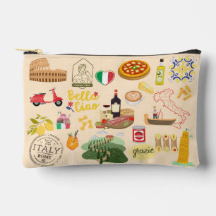 Pochette À Accessoires Italie Symboles Amateurs de voyage