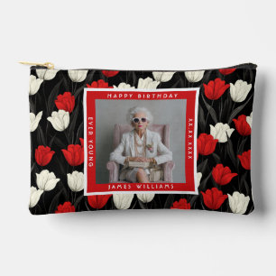 Pochette À Accessoires Jardin de fleurs de tulipes personnalisé pour fête