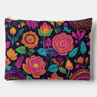 Pochette À Accessoires Jardin de Minuit