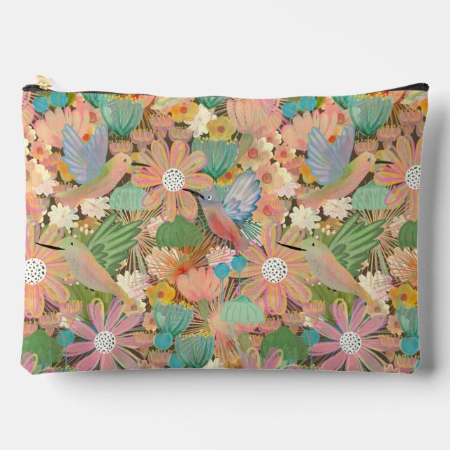 Pochette À Accessoires Jardin des colibris (Recto)