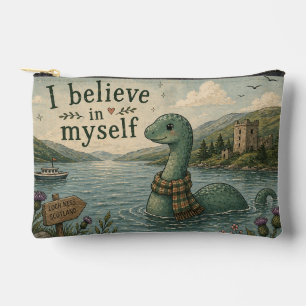 Pochette À Accessoires Je crois en moi-même Loch Ness Monster fantaisiste
