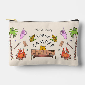 Pochette À Accessoires "Je suis un très heureux Camper"