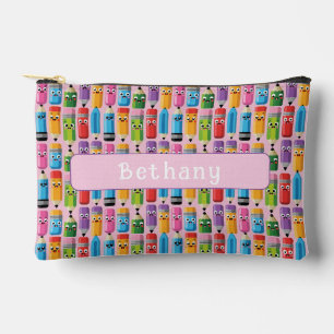 Pochette À Accessoires Joli imprimé crayon personnalisable