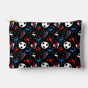 Pochette À Accessoires Joueur de soccer - Rouge Blanc Bleu Freestyle