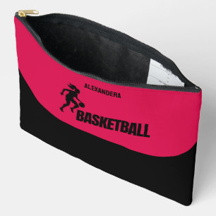 Pochette À Accessoires Joueuse De Basket, Cadeau D'Anniversaire, Fille De
