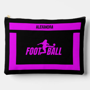 Pochette À Accessoires Joueuse de football, Cadeau d'anniversaire, équipe