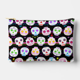 Pochette À Accessoires Jour Des Crânes De Sucre Morts