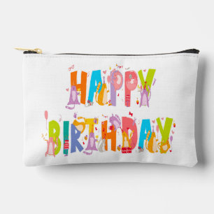 Pochette À Accessoires Joyeux anniversaire Funny Amoureux des chats Anniv