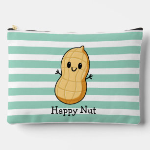 Pochette À Accessoires Joyeux caricature de cacahuète Kawaii - Nut souria