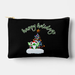 Pochette À Accessoires Joyeux et Noël magique avec un Twist Dragon