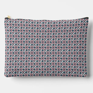 Pochette À Accessoires Kaleidoscope Motif géométrique rose