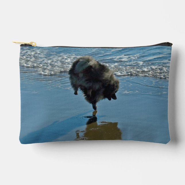 Pochette À Accessoires Keeshond Ballet Photographie de mignonette Chien d (Recto)