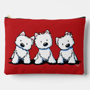 Pochette À Accessoires KiniArt Westie Trio