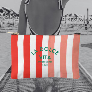 Pochette À Accessoires La Dolce Vita Côte Amalfi Cabana Stripe