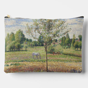 Pochette À Accessoires La Prairie au cheval gris, Eragny, Peinture à l'hu