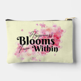 Pochette À Accessoires Le Bonheur Fleurit De L'Intérieur Des Petites