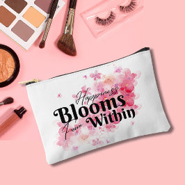 Pochette À Accessoires Le Bonheur Fleurit De L'Intérieur Des Petites