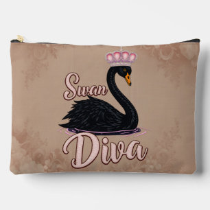 Pochette À Accessoires Le cygne noir, reine de l'eau.