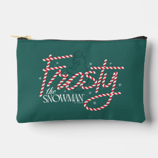 Pochette À Accessoires Le logo du Sucre de canne Snowman Frosty