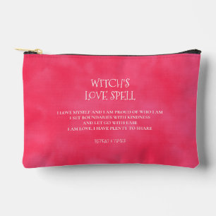 Pochette À Accessoires Le sort d'amour de la sorcière rose rouge