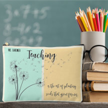 L'enseignement est la plantation de semences Lt. V