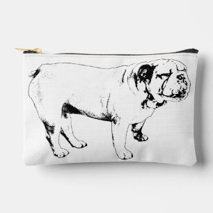 Pochette À Accessoires ligne charme porte, bouledogue